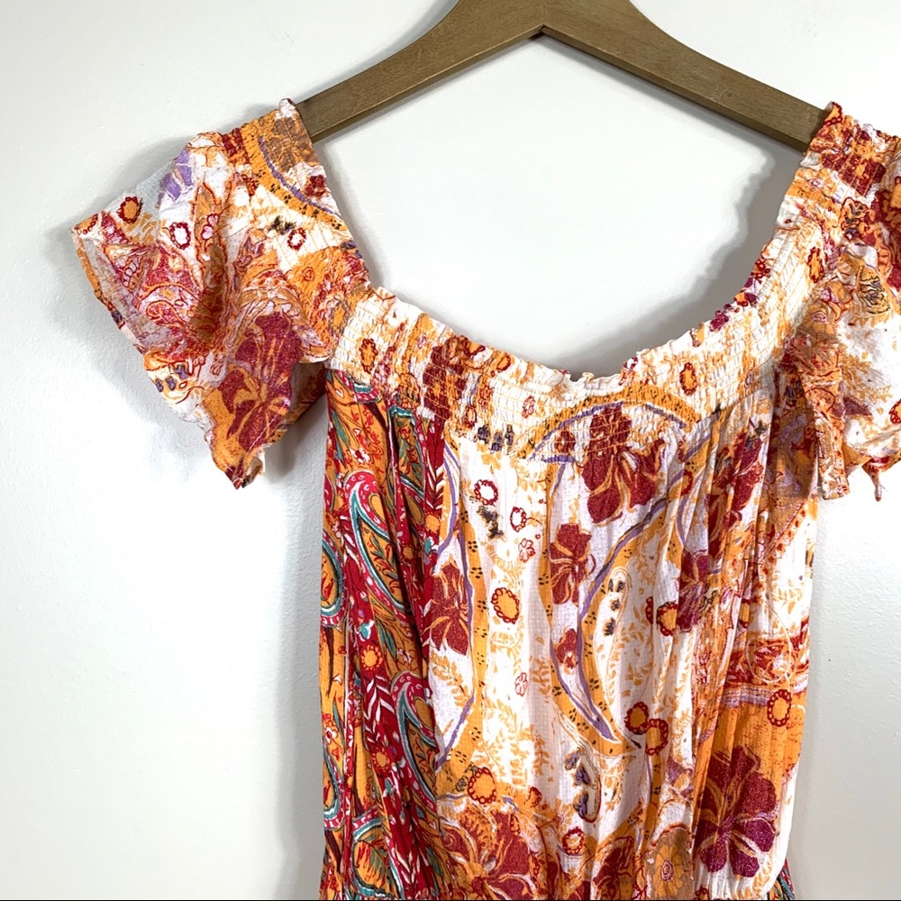 NEW Free People Carmen Off The Shoulder Jumpsuit - Picture 4 of 6